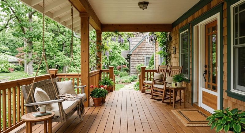Wood Porch Construction in Redmond, WA