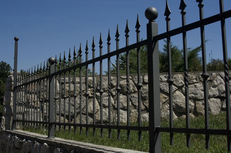 Wrought Iron Fencing in Spring