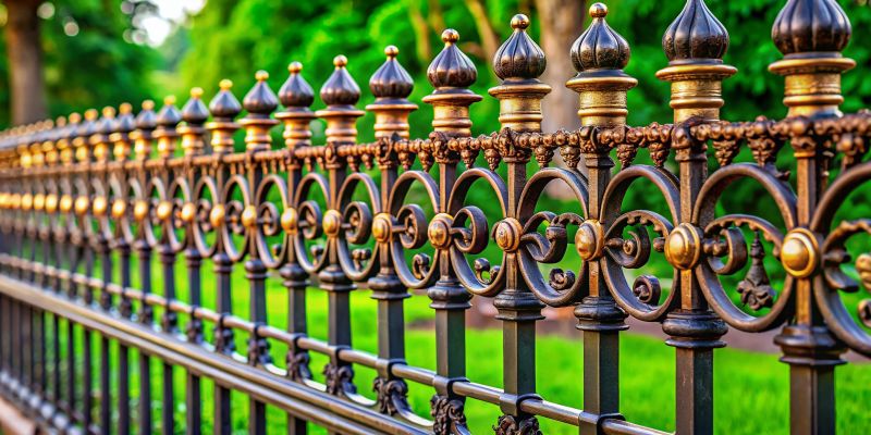 Security Wrought Iron Fences